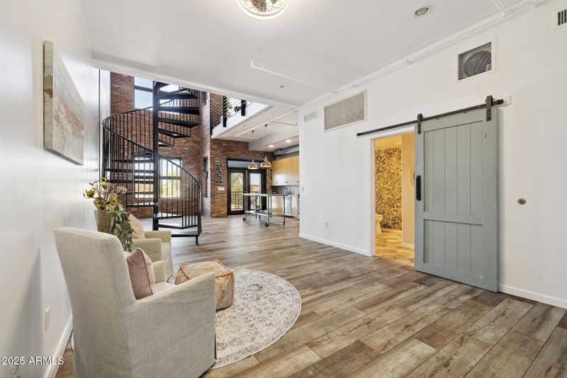 Front Entry showing Downstairs Bathroom