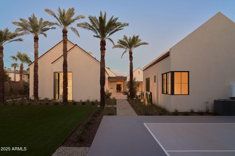 Pickleball Court at Night