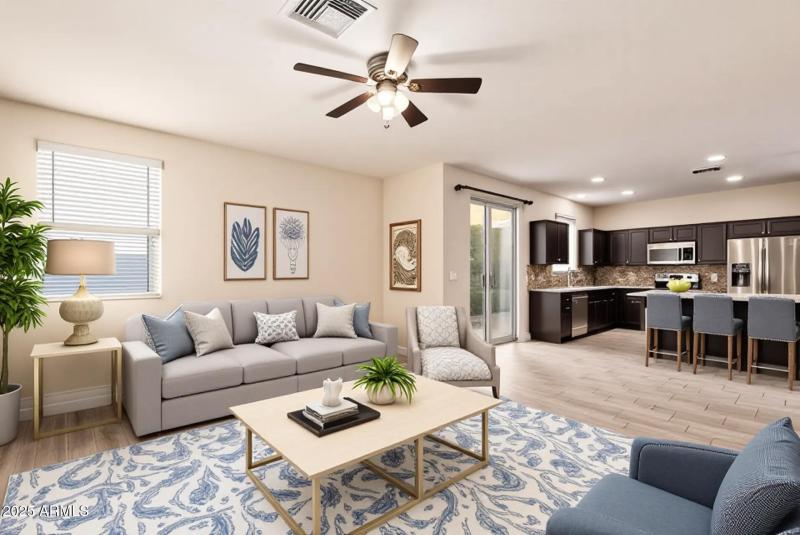 Living Space Virtual Staging