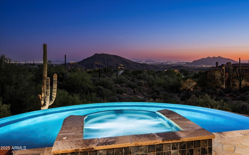 Expansive Views of the Mountains, Sunset