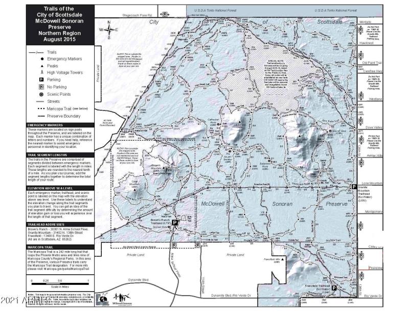 Scottsdale Preserve trail map