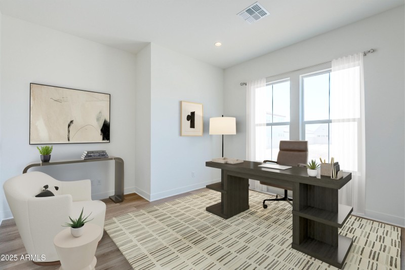 Virtually Staged Office