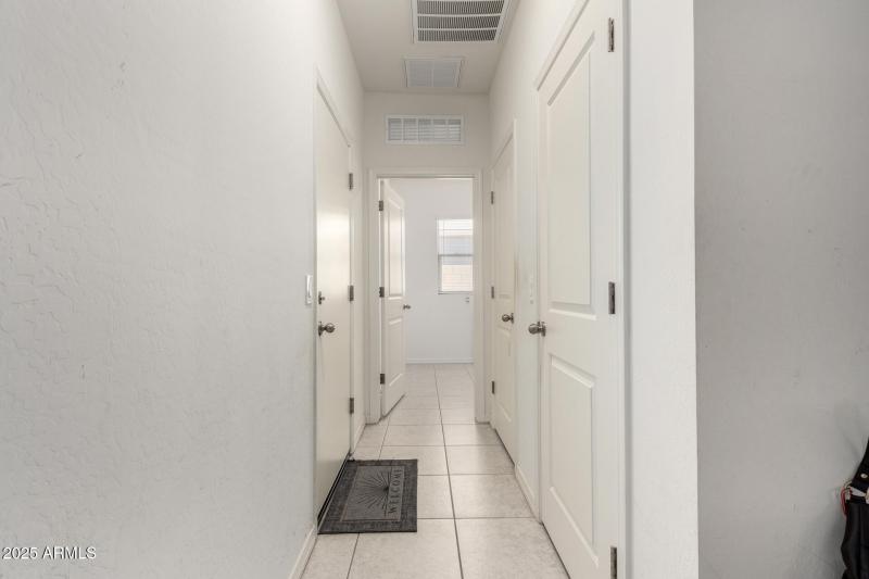 Hallway to Laundry Room