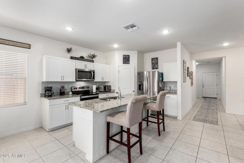 Kitchen & Hallway View