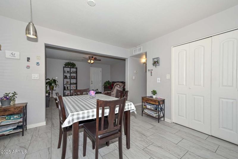 Dining Area – Tile Floors