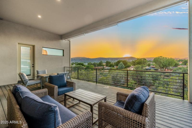 Back Terrace at Sunset 1