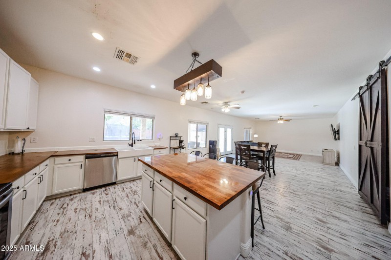 Kitchen open to great room