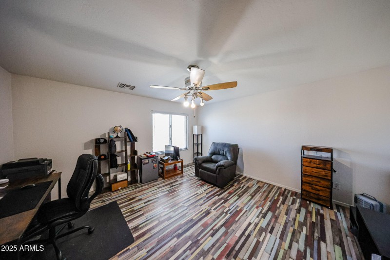 Upstairs loft for work or play