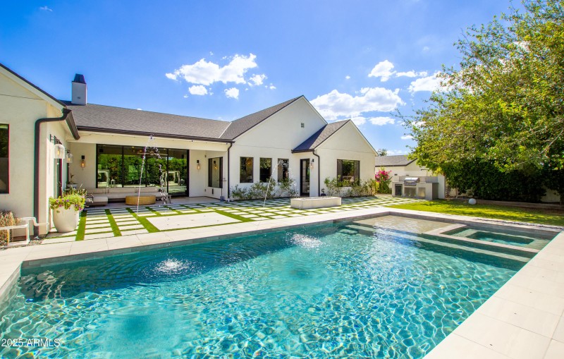 Healthy saltwater pool