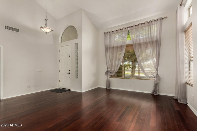 Foyer and Living Room