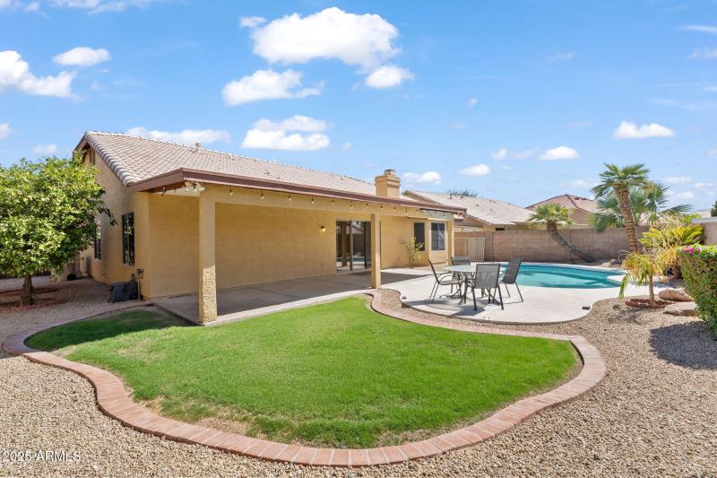 Grass, Patio, and Pool