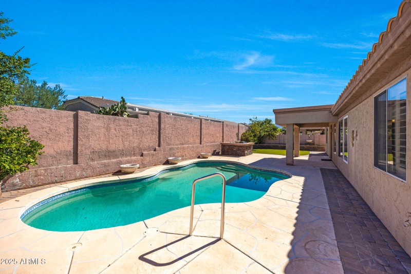 North Facing Backyard