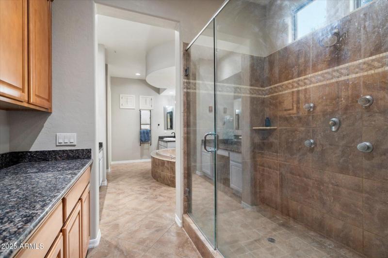 Beautiful Shower & Ample Storage