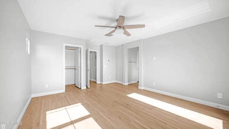 Master Bedroom with 2 Walk-In Closets