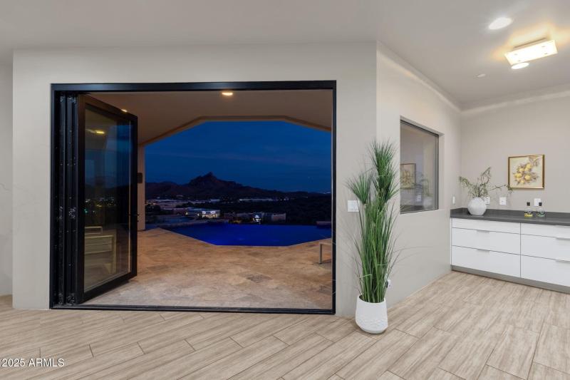 045_Accordion Glass Doors Night