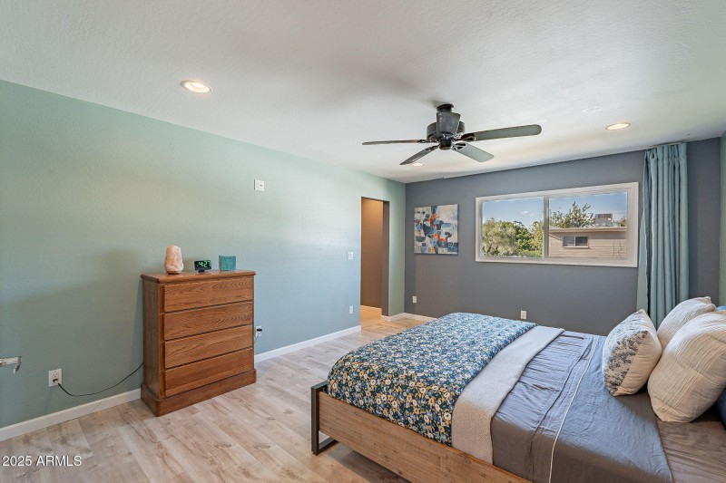 Upstairs primary suite