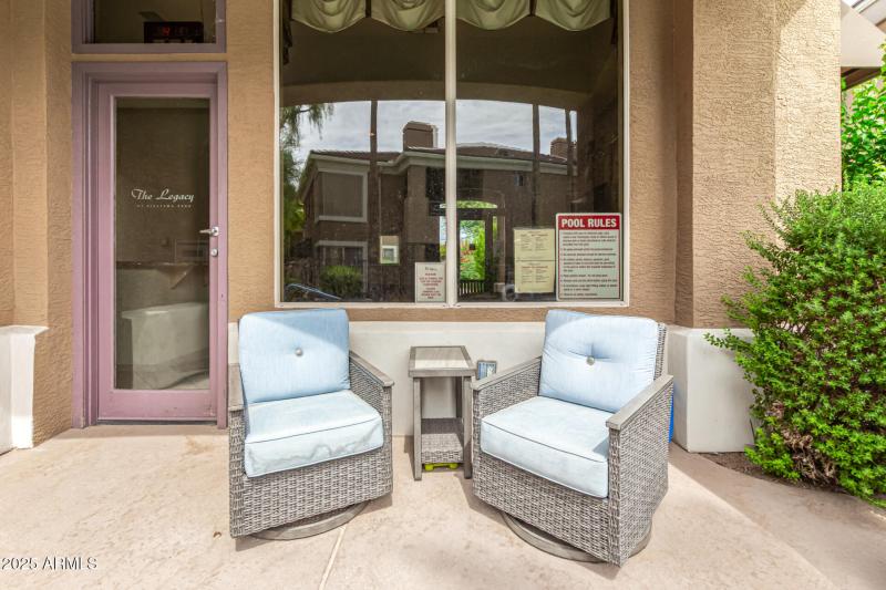 Clubhouse Pool Entrance