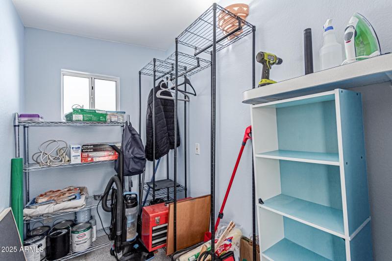 Walk in closet for bedroom or office