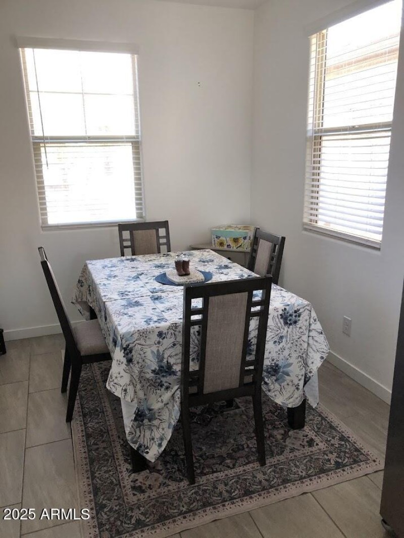 dining area off kitchen