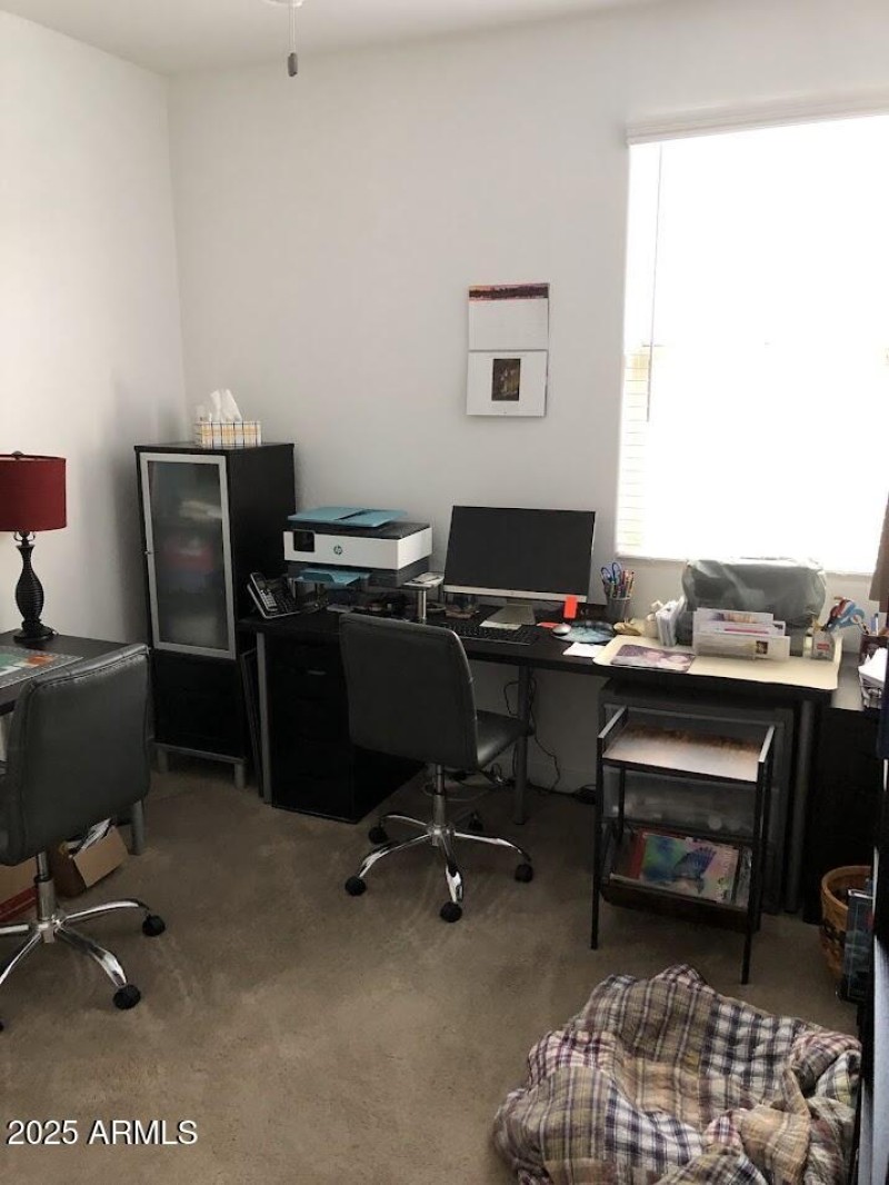 another view of bedroom 3 as office