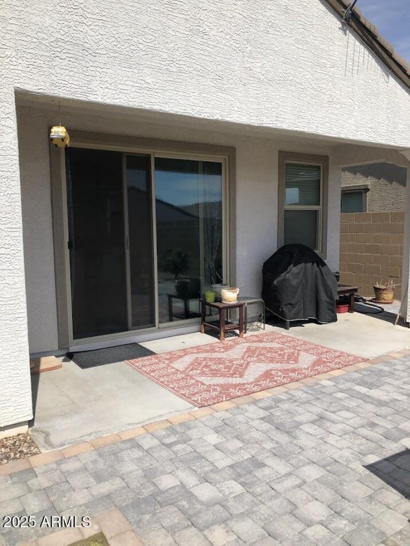covered patio and pavers