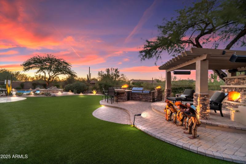 52-Sunset Backyard View