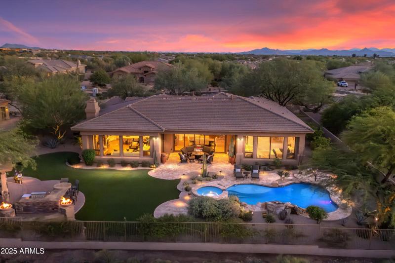 56-Sunset Backyard View