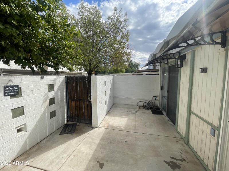 Patio- build your own garden out here