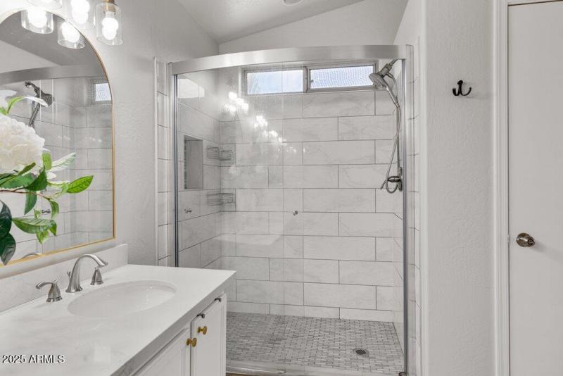 Primary Bath Tiled Shower