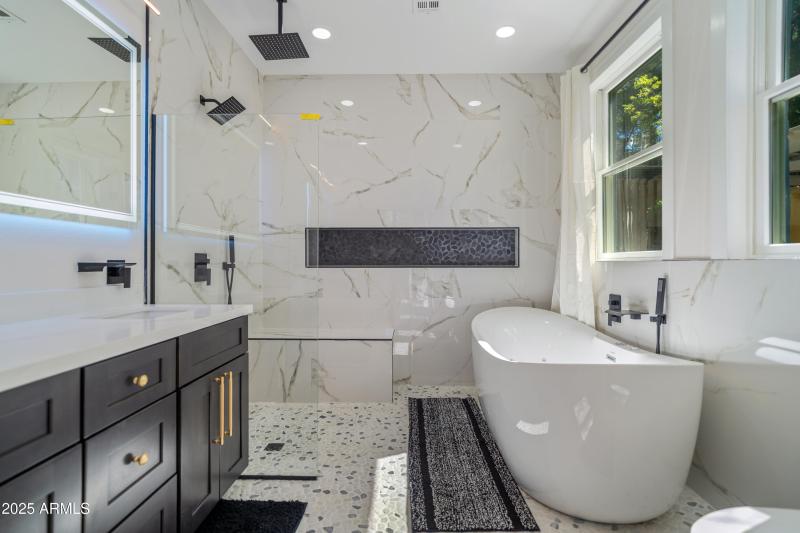 Downstairs Master Bath with Jacuzzi Tub