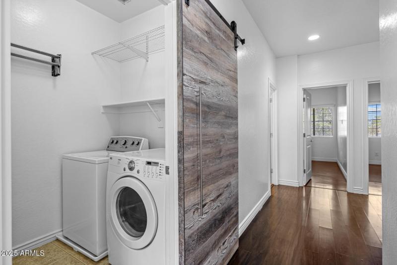 Hallway and Laundry Room