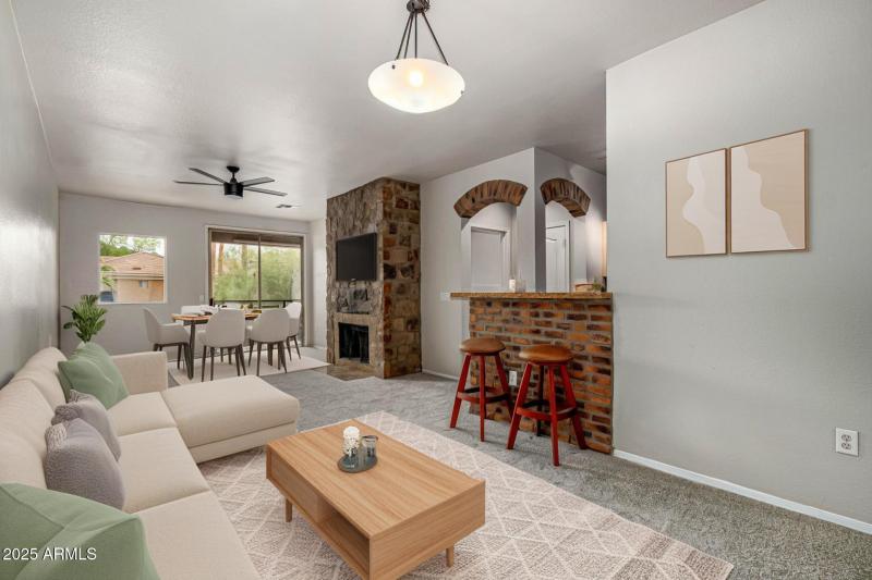 Living Room Virtually Staged 2