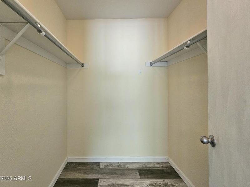 Upstairs Primary closet