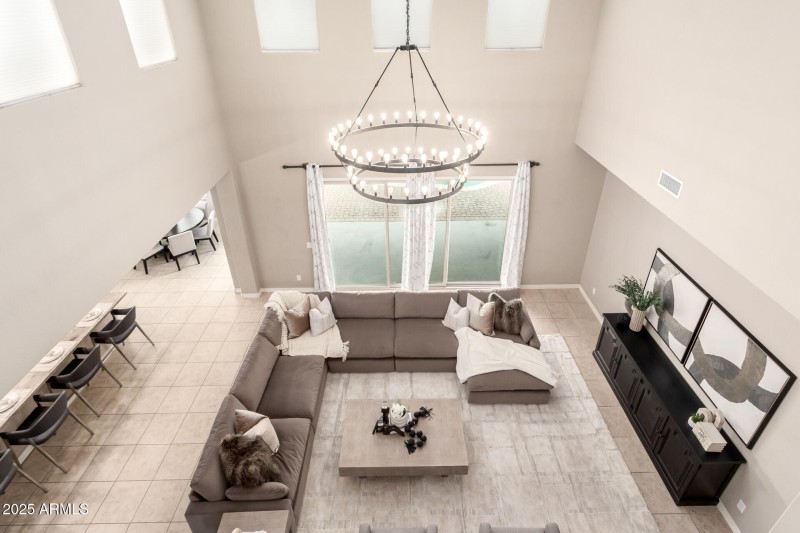 View of Downstairs from loft