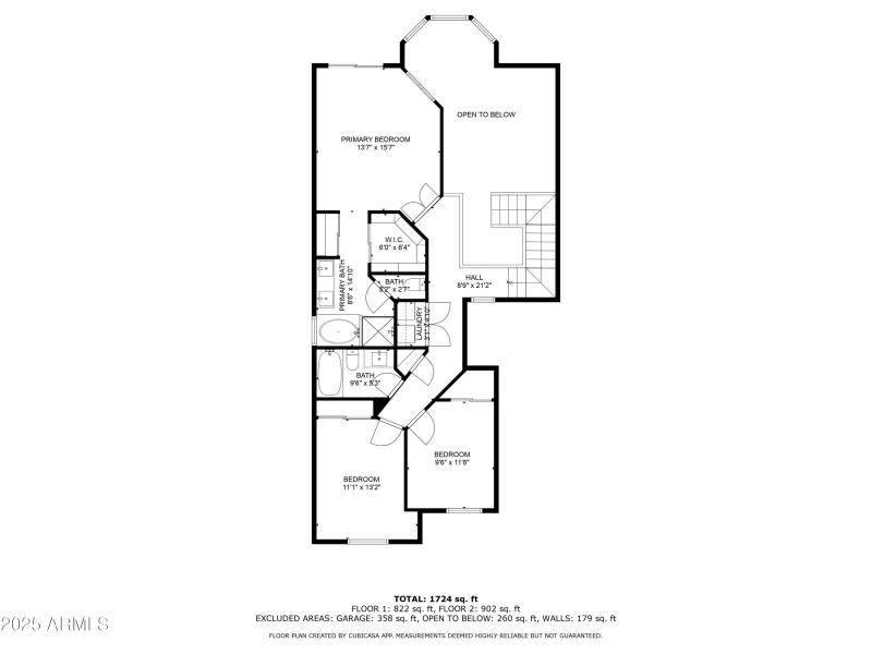 2D Floor Plan for 1414 East Cathedral Ro