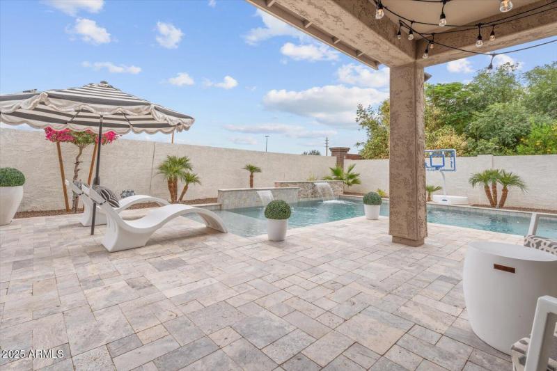 Umbrella Sleeves / Painted Block Wall