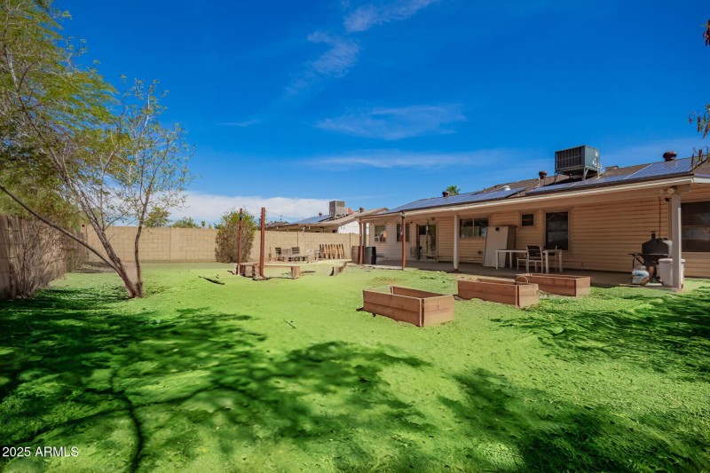 Backyard Virtually Staged