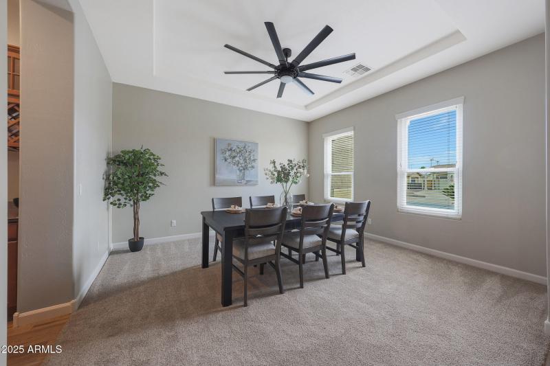 Formal dining area