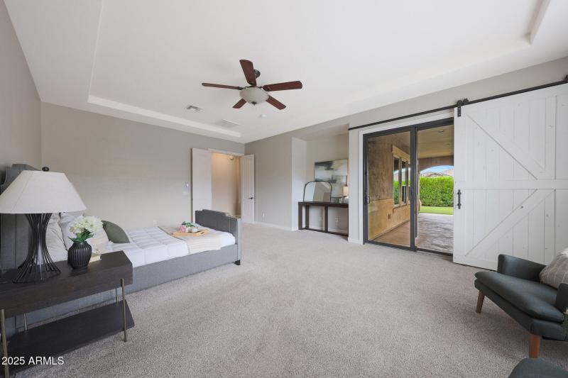 Private entrance to backyard