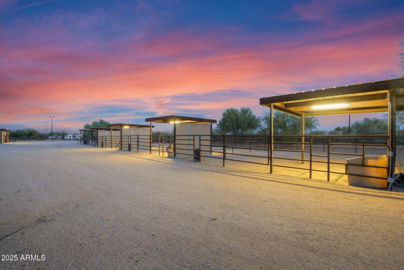 9 Back large covered paddocks