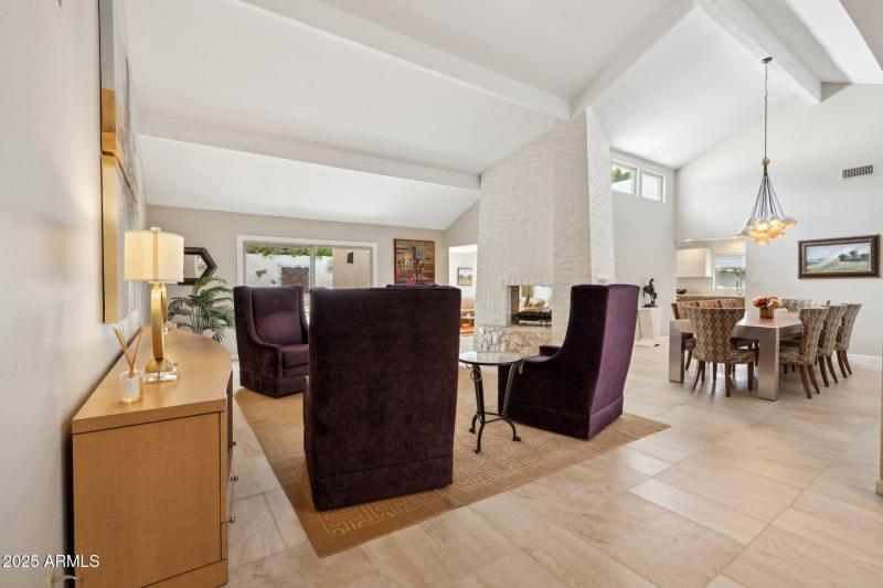 Living room/ Formal dining area