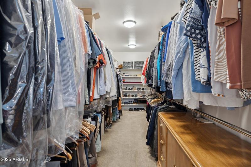 Spacious Primary bdrm Closet