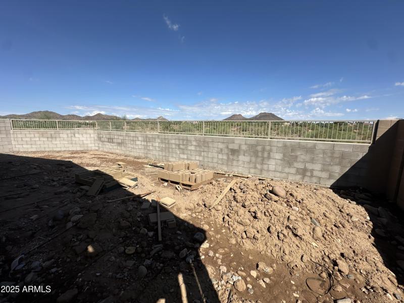 6 - Backyard with Mountain Views