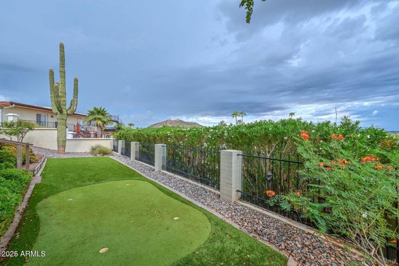 Backyard-Putting Green
