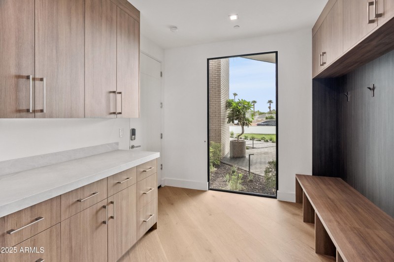 Entry from Garage & Lockers