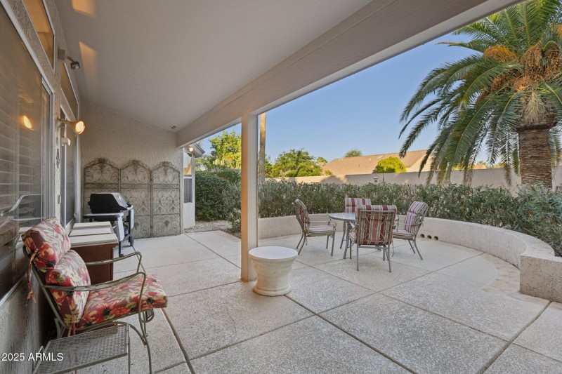 Beautiful back patio