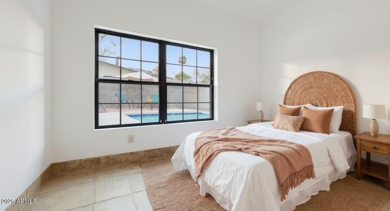 Virtually updated bedroom