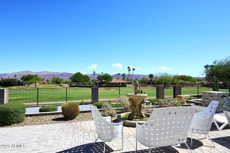 Fountain-Golf Course View