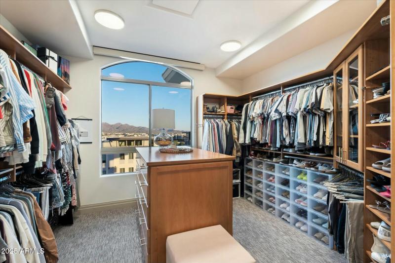 Primary closet with Views!