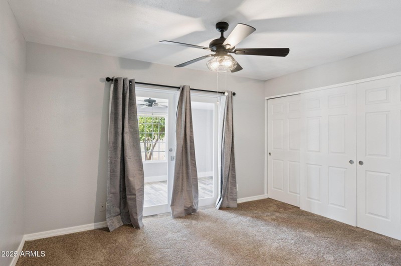 Master Bedroom exit to AZ Room